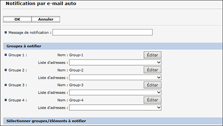 Illustration de la page du navigateur Web