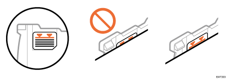 Illustration du magasin d'alimentation papier