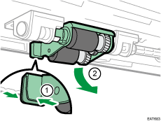 Illustration du rouleau de friction