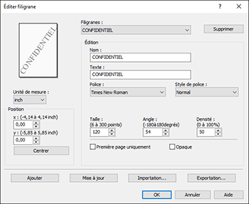 Illustration de l'écran Pilote