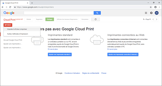 Illustration de la page du navigateur Web