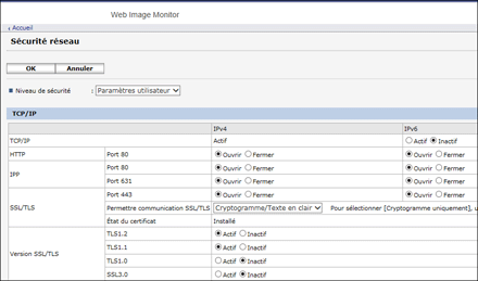 Illustration de la page du navigateur Web