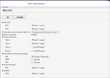 Illustration de la page du navigateur Web