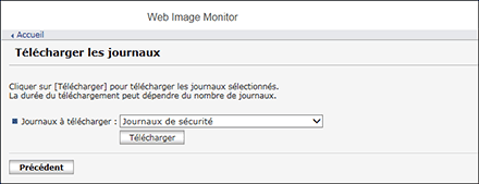 Illustration de la page du navigateur Web