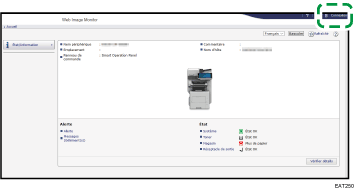 Illustration de la page du navigateur Web