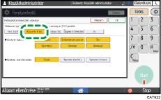 A kezelőpanel ismertetése
