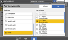A kezelőpanel ismertetése