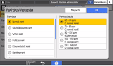 A kezelőpanel ismertetése