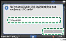 A kezelőpanel ismertetése