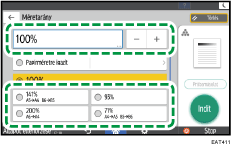 A kezelőpanel ismertetése