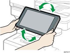 Illustrazione pannello di controllo