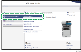 Illustrazione schermata browser Web