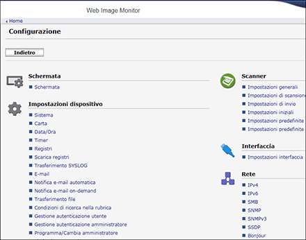 Illustrazione schermata browser Web