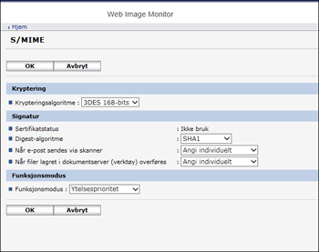 Illustrasjon av nettleserskjerm
