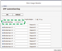 Illustrasjon av nettleserskjerm