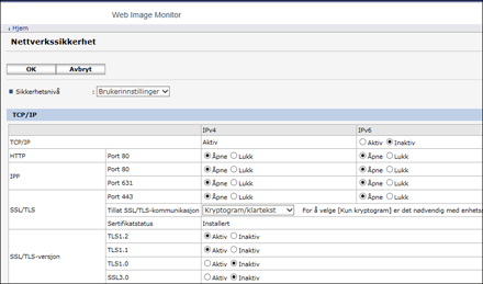 Illustrasjon av nettleserskjerm
