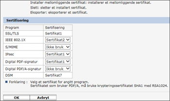 Illustrasjon av nettleserskjerm