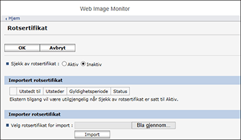 Illustrasjon av nettleserskjerm