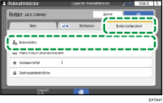 Illustrasjon av betjeningspanelet