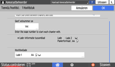 Afbeelding van bedieningspaneel