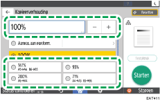 Afbeelding van bedieningspaneel