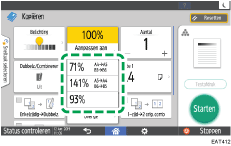 Afbeelding van bedieningspaneel