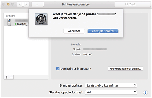 Illustratie stuurprogrammascherm