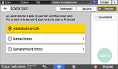 Afbeelding van bedieningspaneel