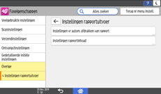 Afbeelding van bedieningspaneel