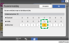 Afbeelding van bedieningspaneel