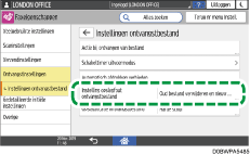 Afbeelding van bedieningspaneel