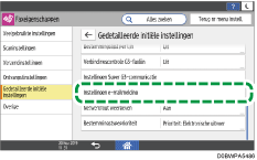 Afbeelding van bedieningspaneel