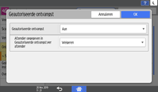 Afbeelding van bedieningspaneel