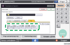 Afbeelding van bedieningspaneel