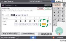 Afbeelding van bedieningspaneel