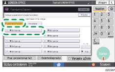 Afbeelding van bedieningspaneel