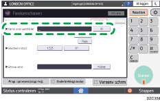 Afbeelding van bedieningspaneel