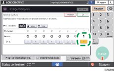 Afbeelding van bedieningspaneel