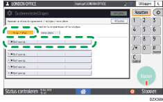 Afbeelding van bedieningspaneel
