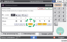 Afbeelding van bedieningspaneel