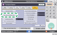 Afbeelding van bedieningspaneel
