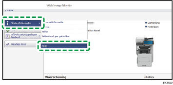 Afbeelding internetbrowserscherm