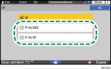 Afbeelding van bedieningspaneel