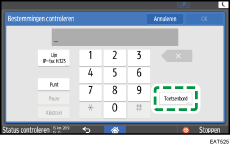 Afbeelding van bedieningspaneel