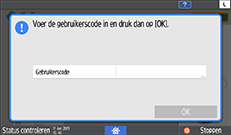 Afbeelding van bedieningspaneel