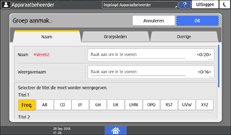 Afbeelding van bedieningspaneel