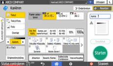 Afbeelding van bedieningspaneel