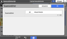 Afbeelding van bedieningspaneel