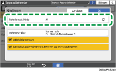 Afbeelding van bedieningspaneel