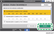 Afbeelding van bedieningspaneel